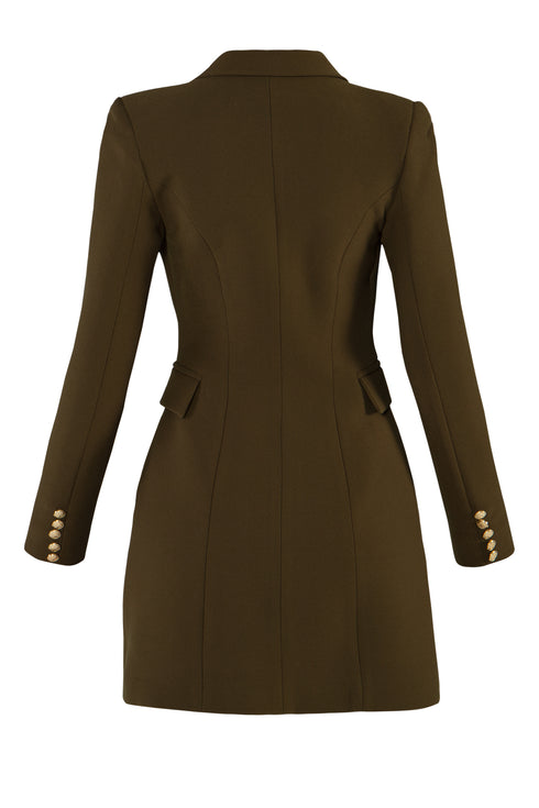 Front Button Jacket Dress